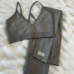 Gray Activewear Set